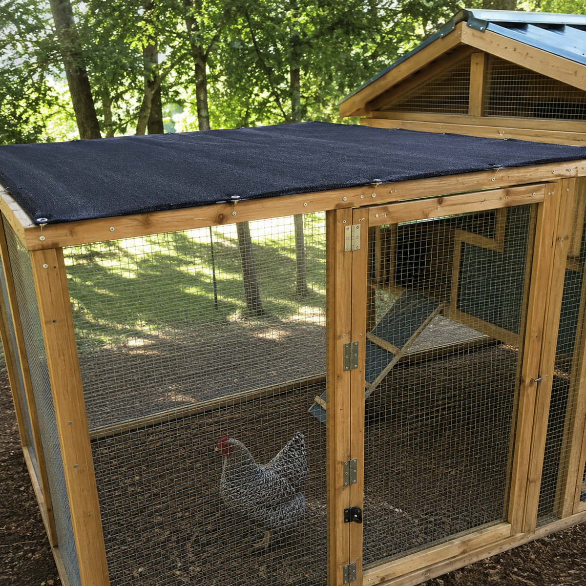All-Weather Breathable Coop Shade Cloth