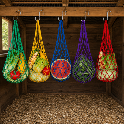 Chicken Treat & Vegetable Hanging Nets