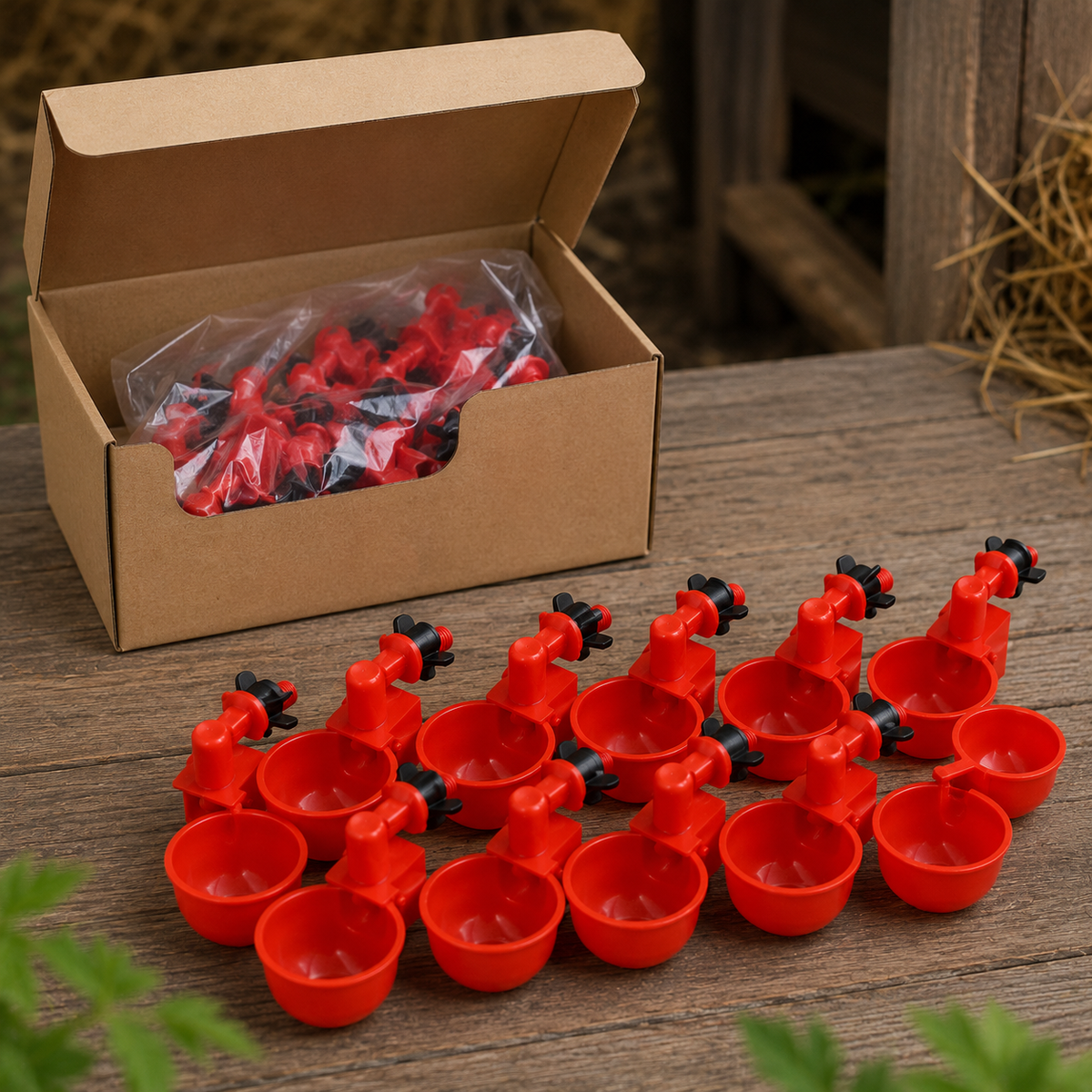 Smart Automatic Chicken Drinkers (10 Pack)
