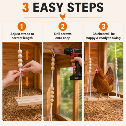 Chicken Play & Perch Swing