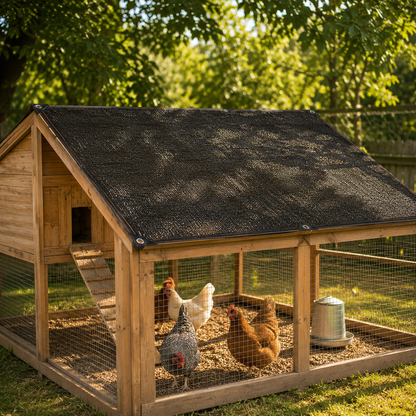 All-Weather Breathable Coop Shade Cloth