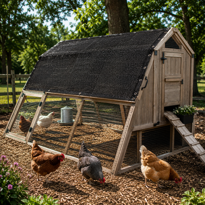 All-Weather Breathable Coop Shade Cloth