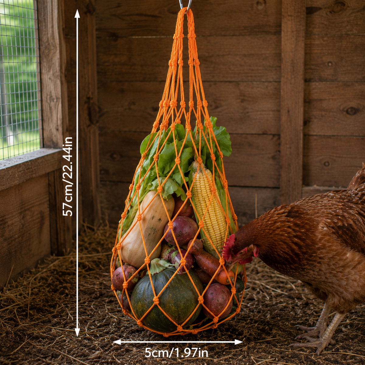 Chicken Treat & Vegetable Hanging Nets
