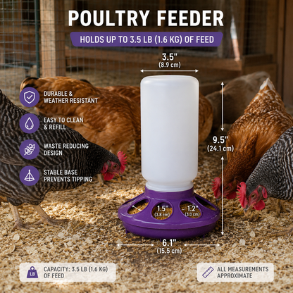 Automatic 1L Chicken Feeder