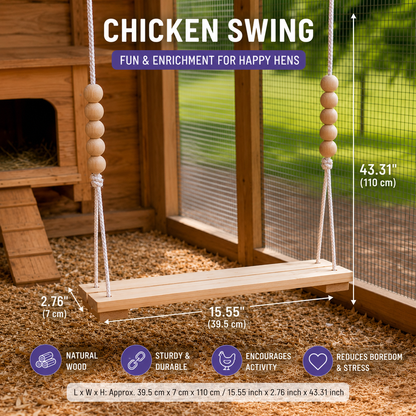 Chicken Play & Perch Swing